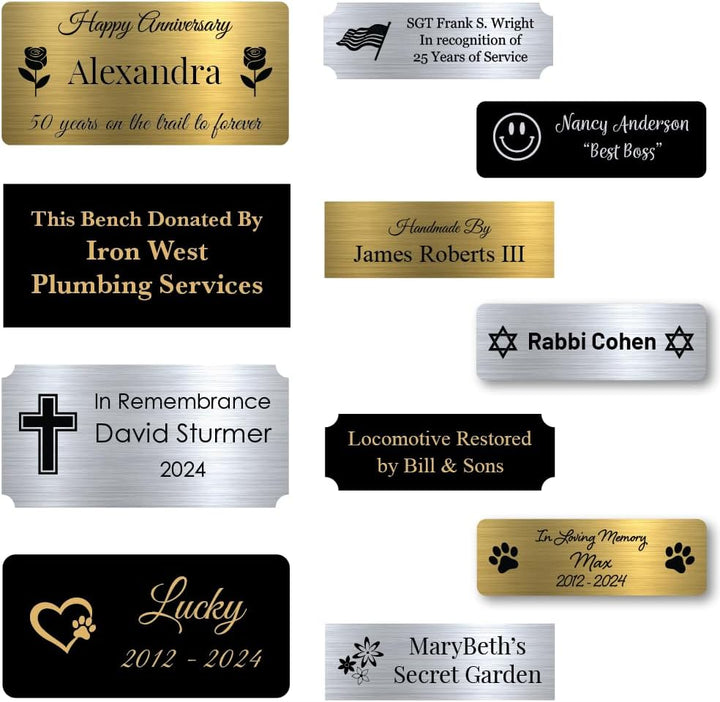 Customized Memorial Plates