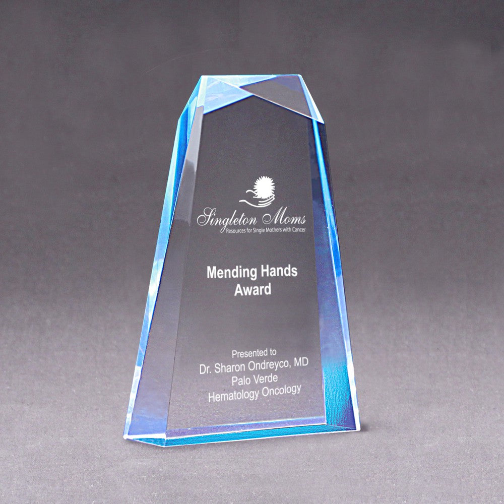 Acrylic Wedge Facet Award