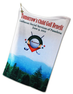 Personalized White 16" x 25" Microfiber Scrubber Towel with Grommet and Hook