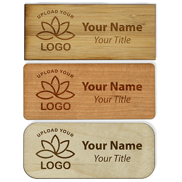 Custom Wood Name tag – Personalized & Professional