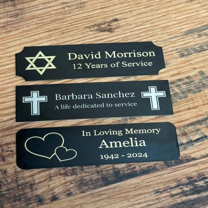 Customized Memorial Plates