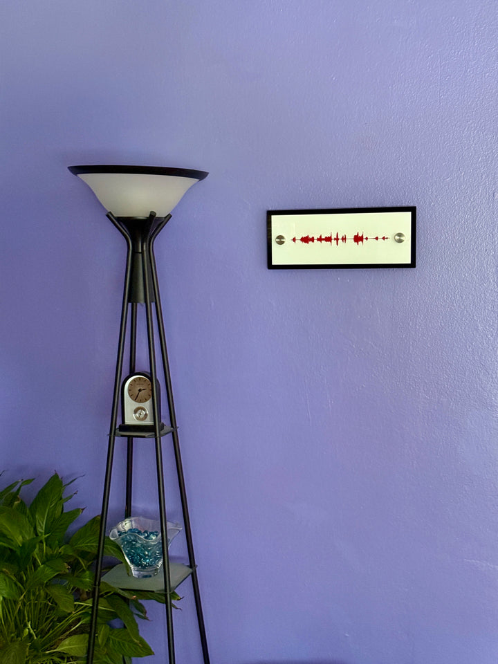 NFC Audio Wave Art – Custom Soundwave with Recorded Message