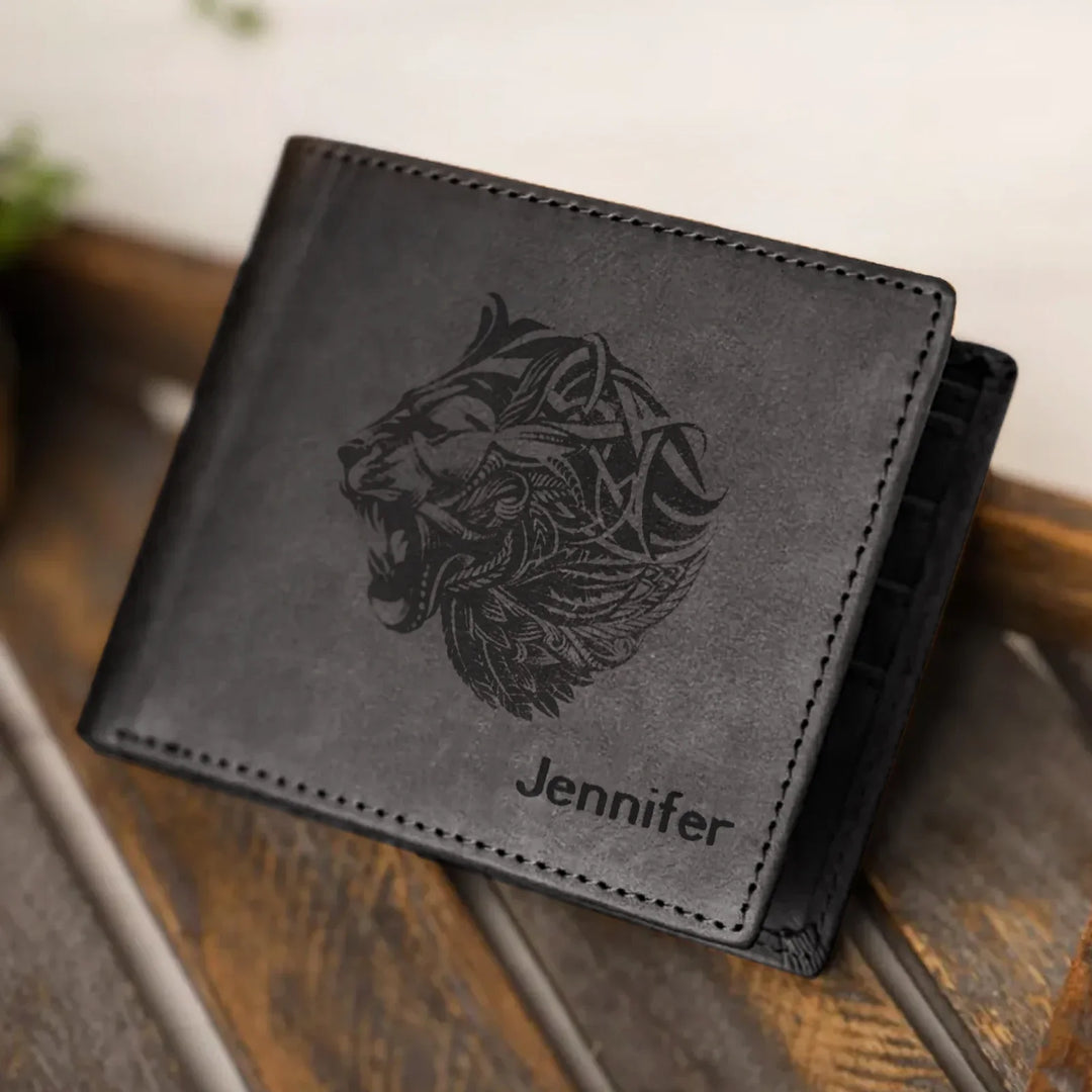 Leather RFID Blocking Bifold Wallet