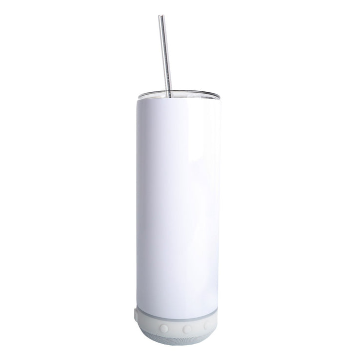 20oz Bluetooth Speaker Skinny Tumbler with Speaker
