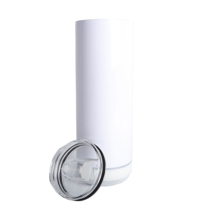 20oz Bluetooth Speaker Skinny Tumbler with Speaker