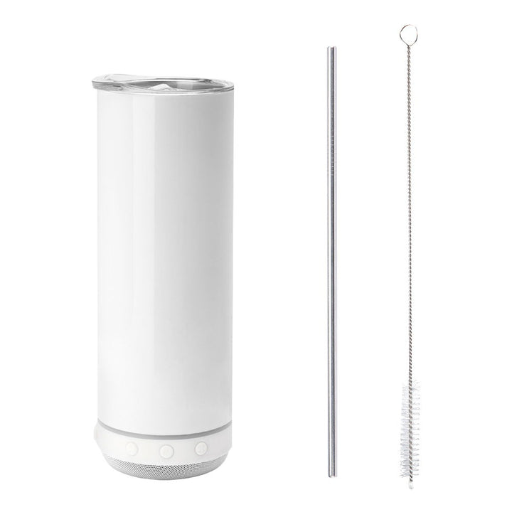 20oz Bluetooth Speaker Skinny Tumbler with Speaker