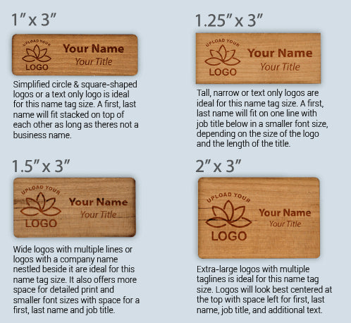 Custom Wood Name tag – Personalized & Professional